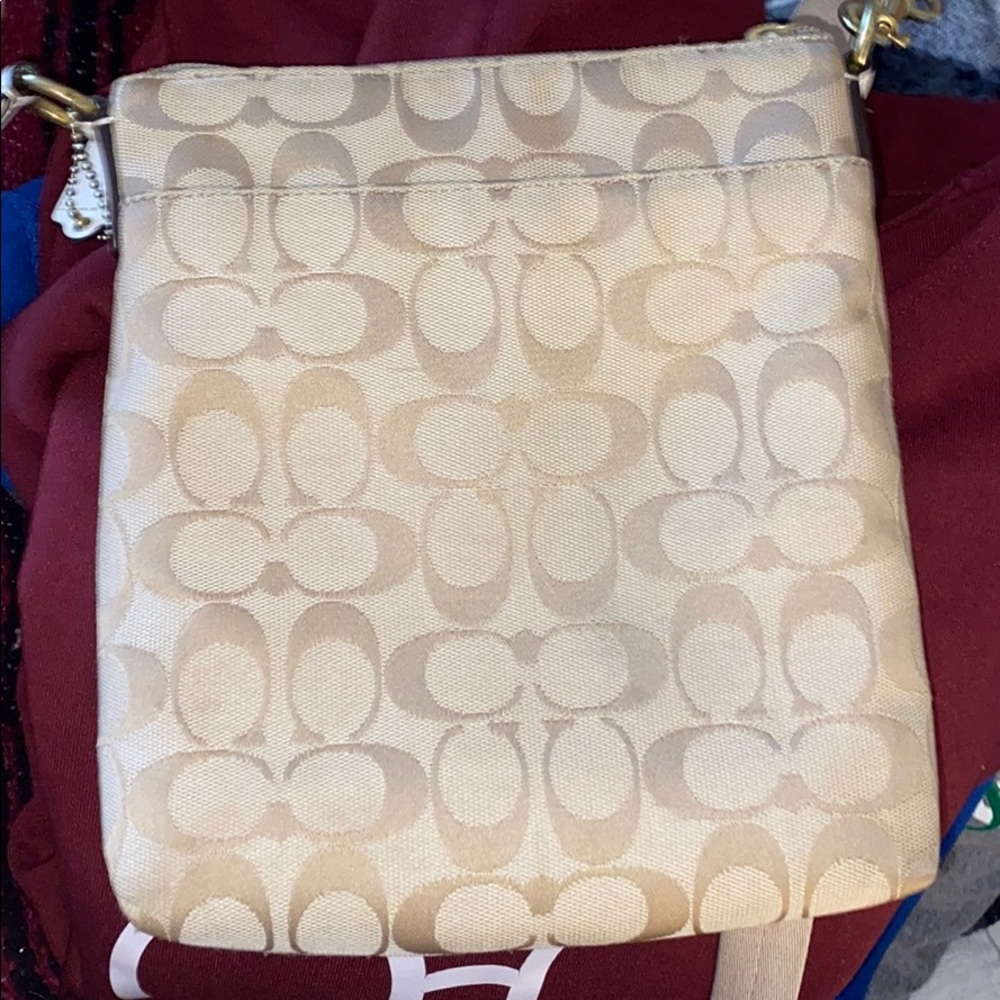 COACH Natural Signature Colorblock Crossbody - Picture 3 of 3